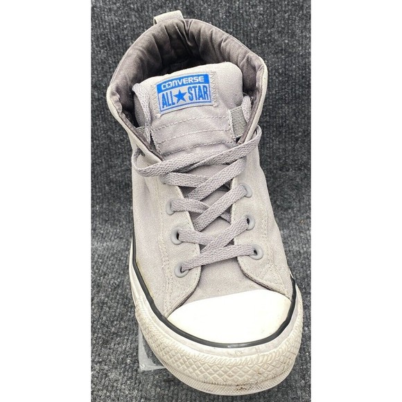 Converse All Star Men's Size 9 Grey Street Canvas Mid Top Sneaker 155742F - Picture 2 of 13